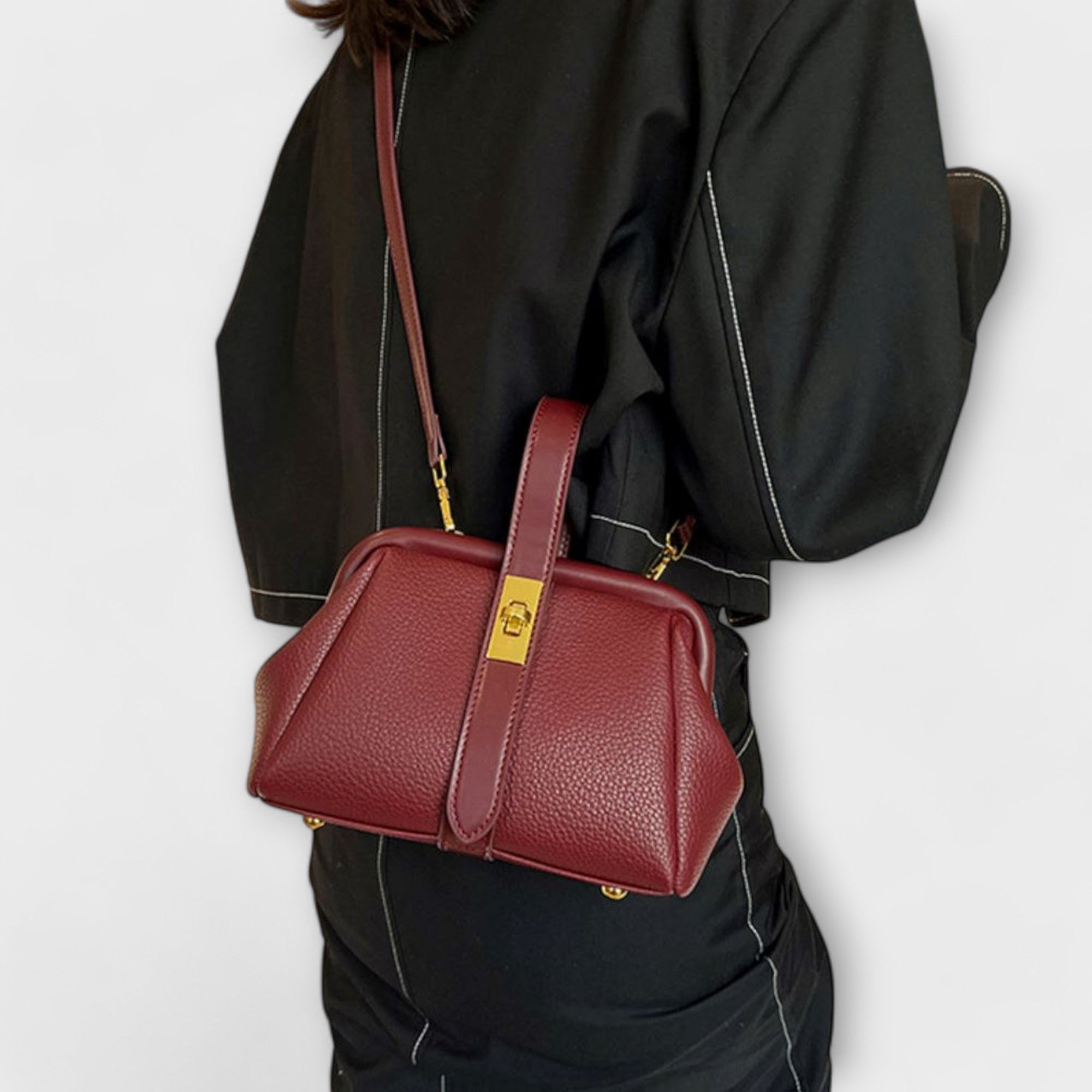 Evelyn | Leather Shoulder Bag