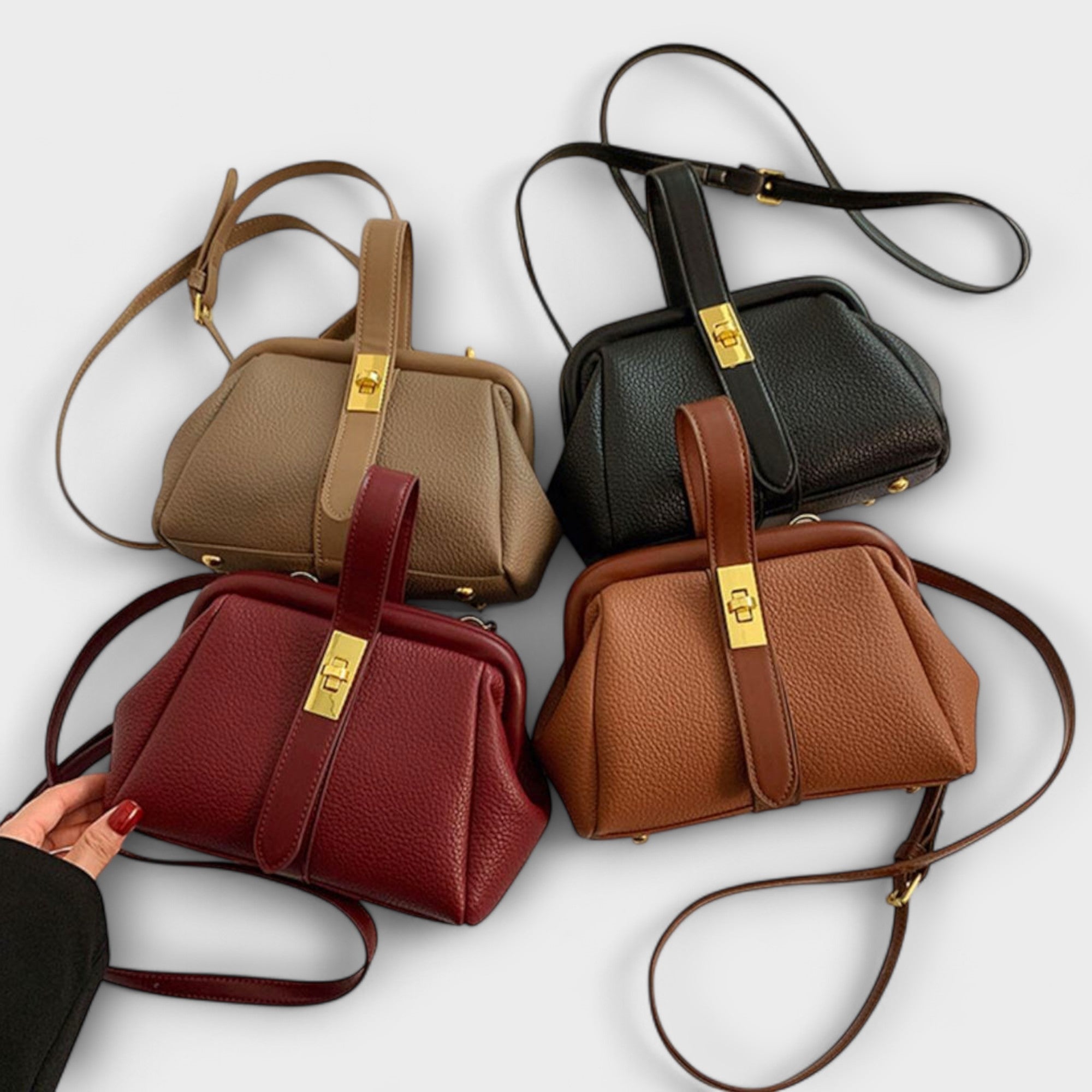 Evelyn | Leather Shoulder Bag
