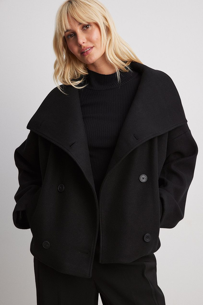 Élise | Wool Blend Peacoat