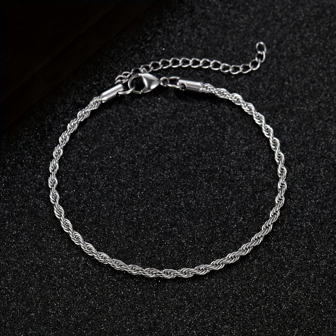 Dominic | Twisted Steel Bracelet