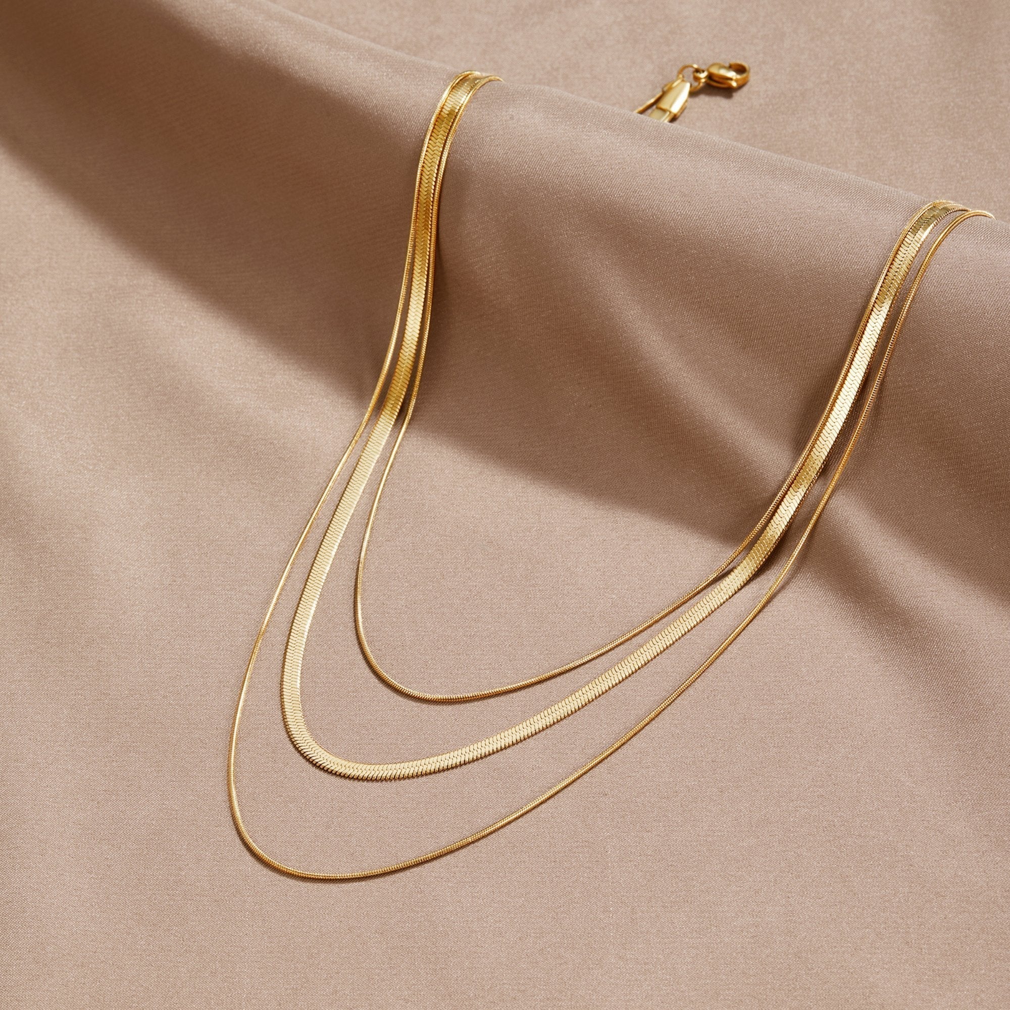Nova | Triple-Layer Chain Necklace