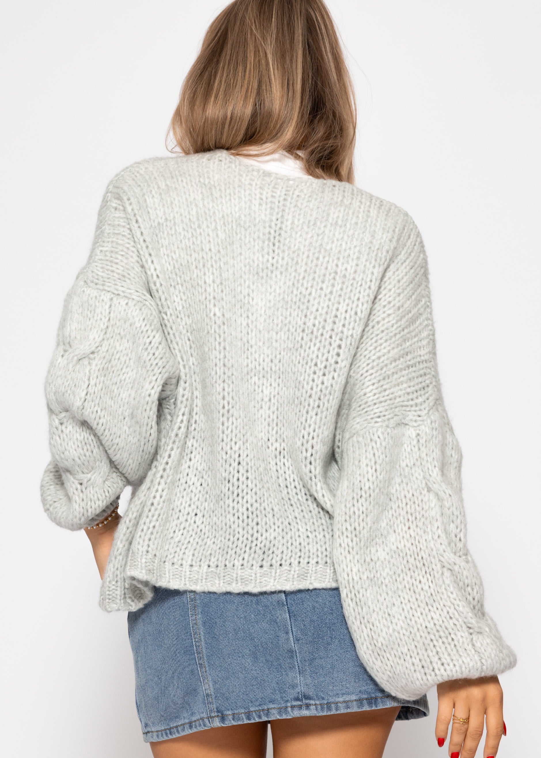 Odette | Cable Knit Cardigan
