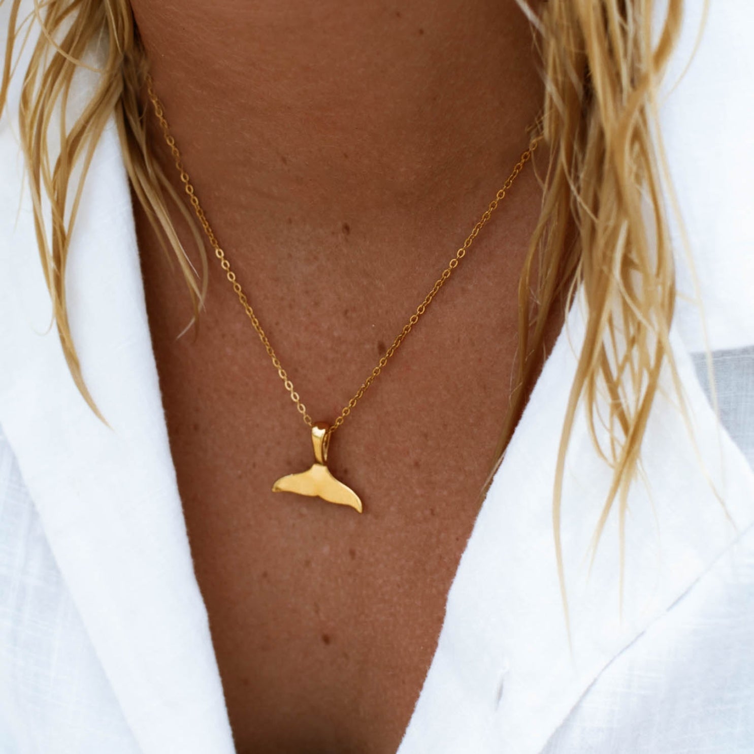 Marina | Whale Tail Necklace